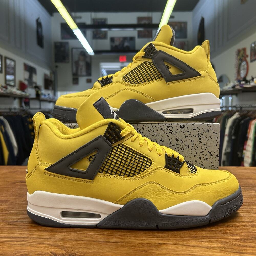 Size 12 - Jordan 4 Retro Mid Lightning Worn Once